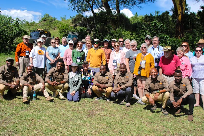 Epic Adventure guests on safari