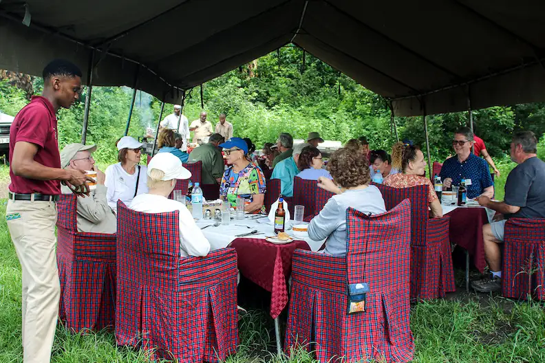 Epic Adventure guests on safari